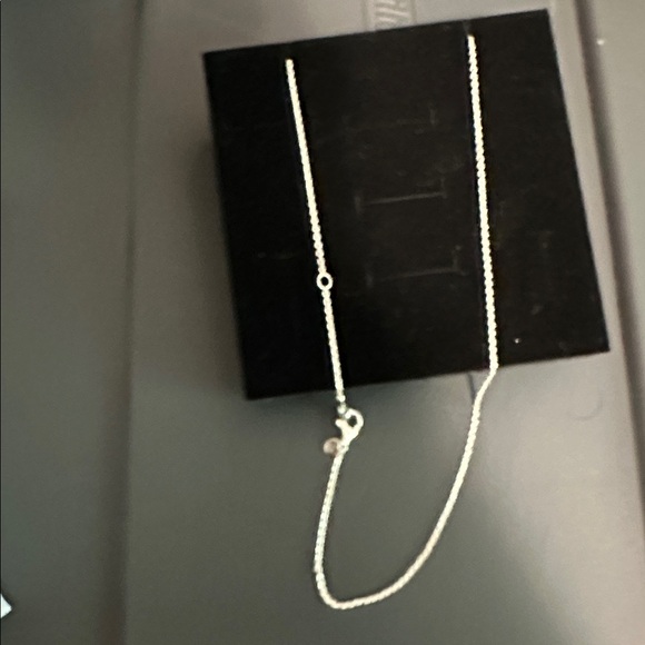 Pandora Silver Heart Necklace with Matching Earrings - Picture 3 of 3